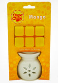 Load image into Gallery viewer, Chupa Chups Mango Scented 6 Cavity Wax Melt and Burner Set