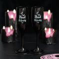 Load image into Gallery viewer, Set of 2 Dead Thirsty Champagne Flutes