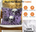Load image into Gallery viewer, Gothic Purple Halloween Decorative Pillow Cover