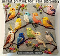 Load image into Gallery viewer, Traditional Style Bird Pattern Pillowcase