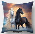 Load image into Gallery viewer, Sunset Horse Decorative Pillow Covers – Set of 4