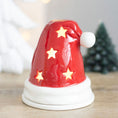 Load image into Gallery viewer, Santa Hat Tealight Holder