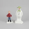 Load image into Gallery viewer, Royal Doulton James Builds a Snowman Figurine(2 Separate Figurines)Limited Edition with COA