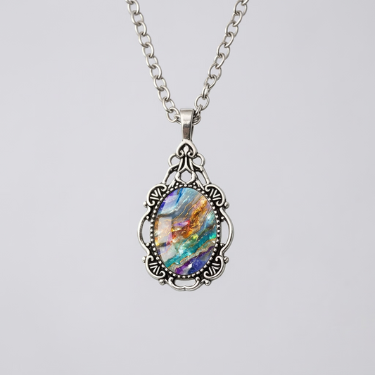 Pendant Necklace with Stainless Steel Chain