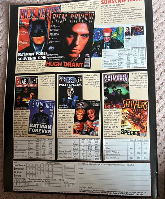 Film Review magazine October 1995