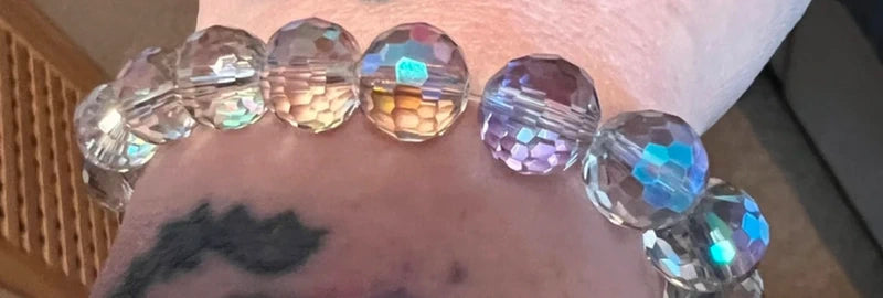 Iridescent Elasticated Bracelet