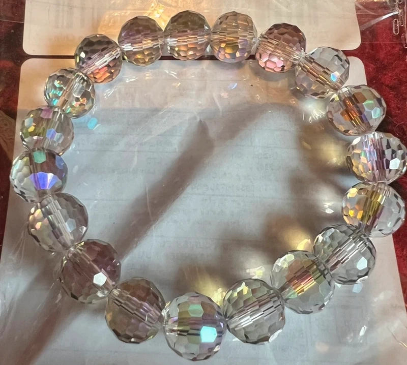 Iridescent Elasticated Bracelet