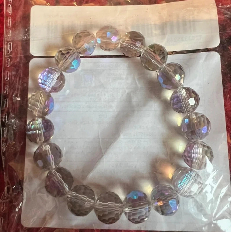 Iridescent Elasticated Bracelet
