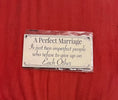 Load image into Gallery viewer, A Perfect Marriage Hangable Wooden Sign
