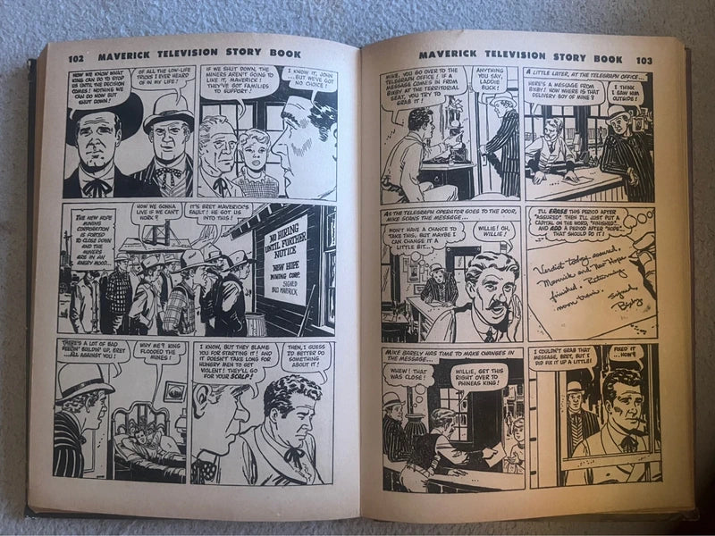 Maverick Television Story Book from 1960