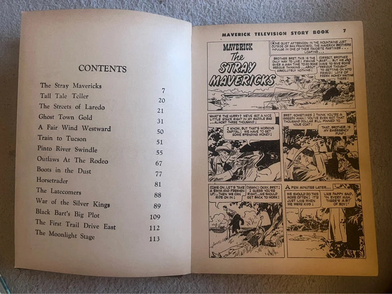 Maverick Television Story Book from 1960