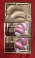 Load image into Gallery viewer, 3 Collagen Crystal Pink Eye masks
