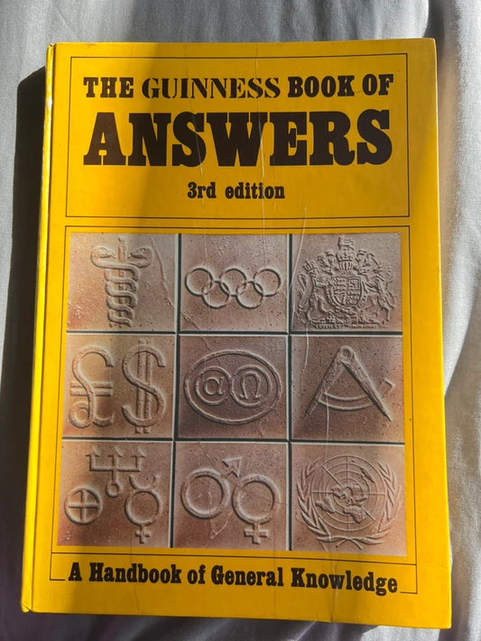 The Guinness Book of Answers 3rd Edition from 1980