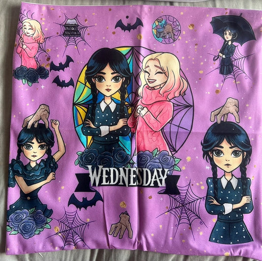 Wednesday Addams Cushion Cover 45x45cm-Brand New