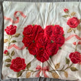 Load image into Gallery viewer, Rose Heart Cushion Cover 45x45cm-Brand New
