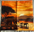 Load image into Gallery viewer, Elephants Scene Cushion Cover 45x45cm-Brand New
