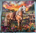 Load image into Gallery viewer, Horse Scene Cushion Cover 45x45cm
