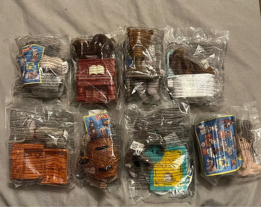 Full Set of 8 McDonald’s Happy Meal Disney Toys-Brand New