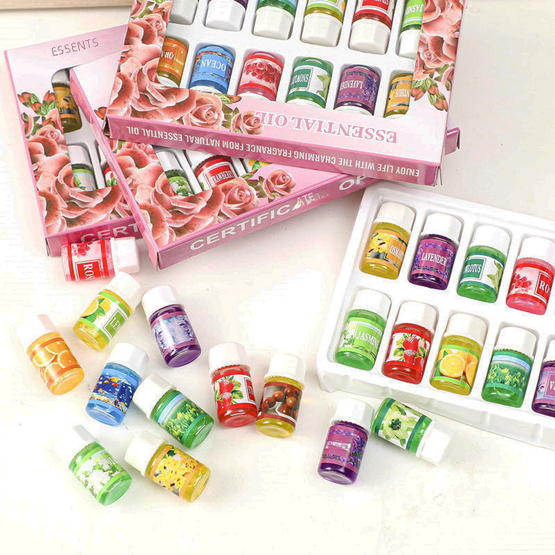 Wholesale 12 Pieces 3ML Aromatic Essential Oil Fragrance Liquid Water Soluble Indoor Fragrance MSDS All English