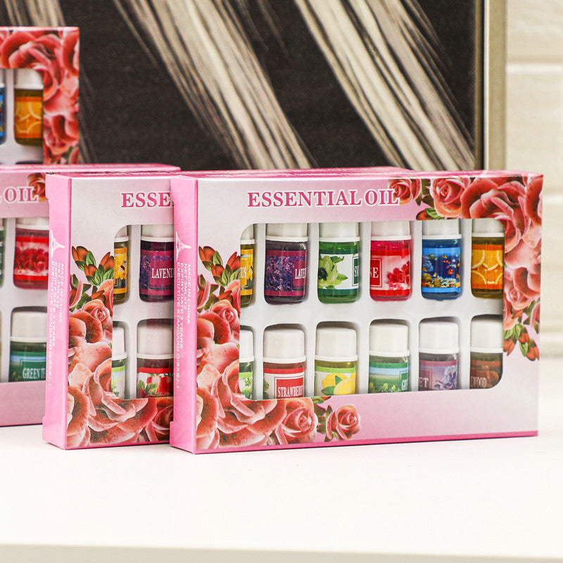 Wholesale 12 Pieces 3ML Aromatic Essential Oil Fragrance Liquid Water Soluble Indoor Fragrance MSDS All English