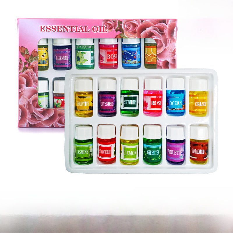 Wholesale 12 Pieces 3ML Aromatic Essential Oil Fragrance Liquid Water Soluble Indoor Fragrance MSDS All English
