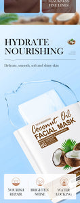 Load image into Gallery viewer, Nourishing Coconut Oil Face Mask 25g Moisturizing Hydrating Skin Care Facial Treatment Patch
