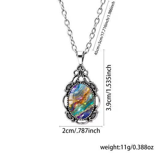 Pendant Necklace with Stainless Steel Chain