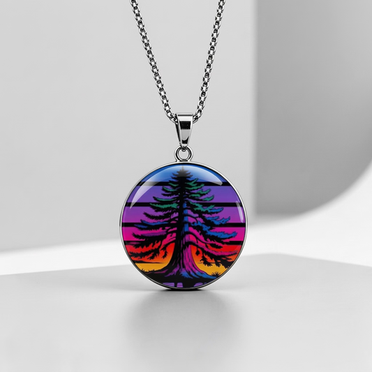 Pendant Necklace with Stainless Steel Chain