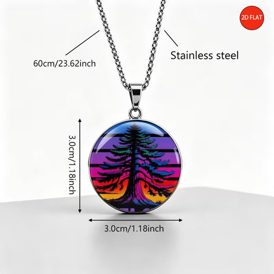 Pendant Necklace with Stainless Steel Chain