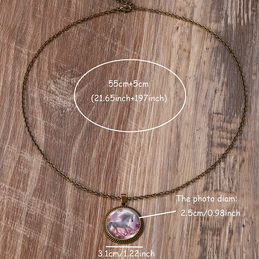 Pendant Necklace with Stainless Steel Chain