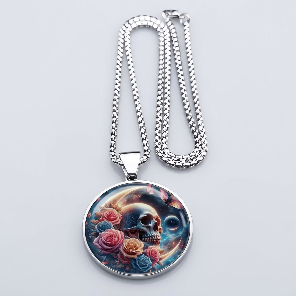 Pendant Necklace with Stainless Steel Chain