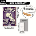 Load image into Gallery viewer, 2D Flat Wooden Sign "I Survived" 12.8cmx20cm
