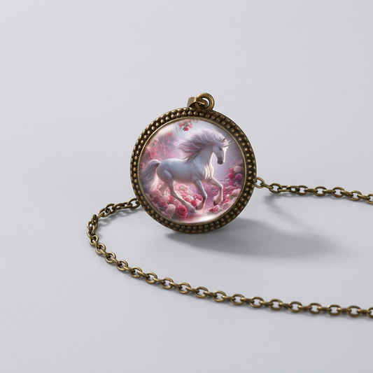 Pendant Necklace with Stainless Steel Chain