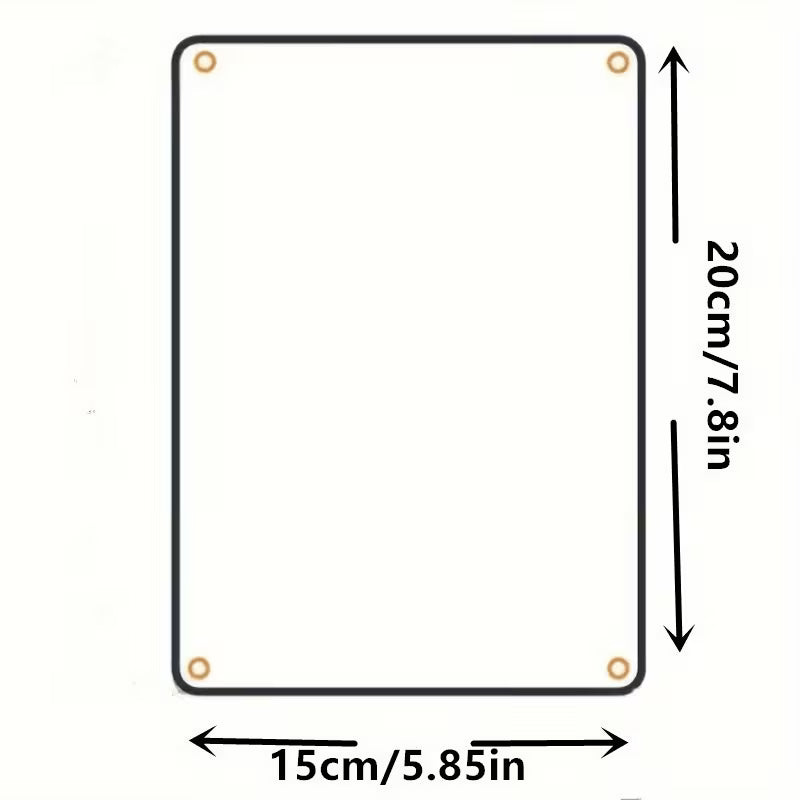 2D Flat Wooden Sign "Yoga Vodka* 15cm x 20cm