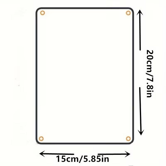 2D Flat Wooden Sign "Yoga Vodka* 15cm x 20cm
