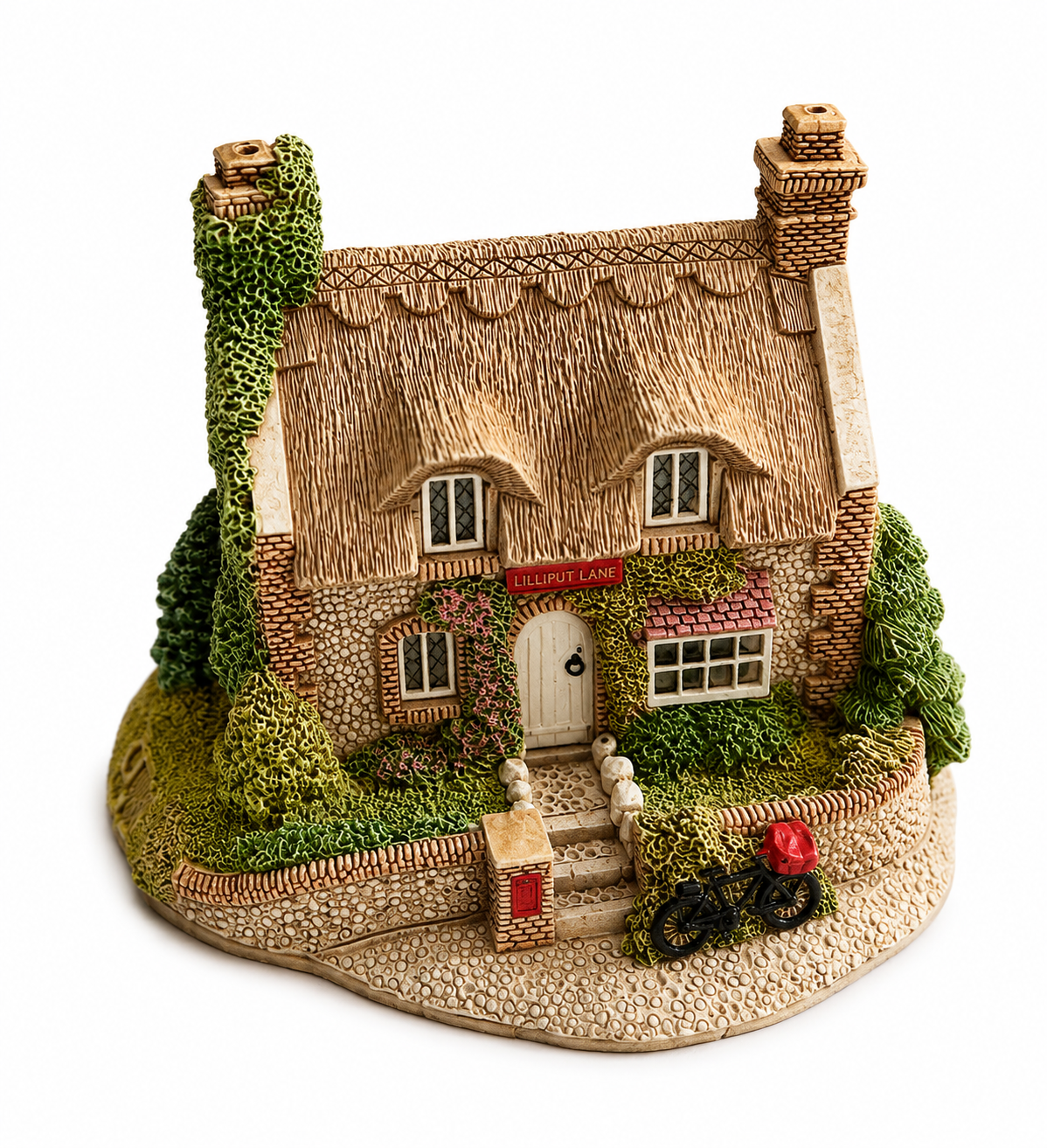 Lilliput Lane Mrs Pinkerton’s Post Office Sculpture with Certificate of Authenticity