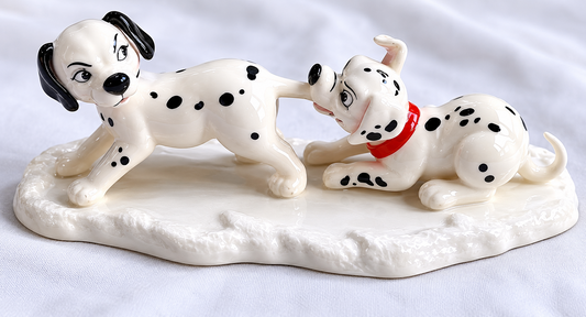 Royal Doulton 101 Dalmatians Lucky and Freckles on Ice