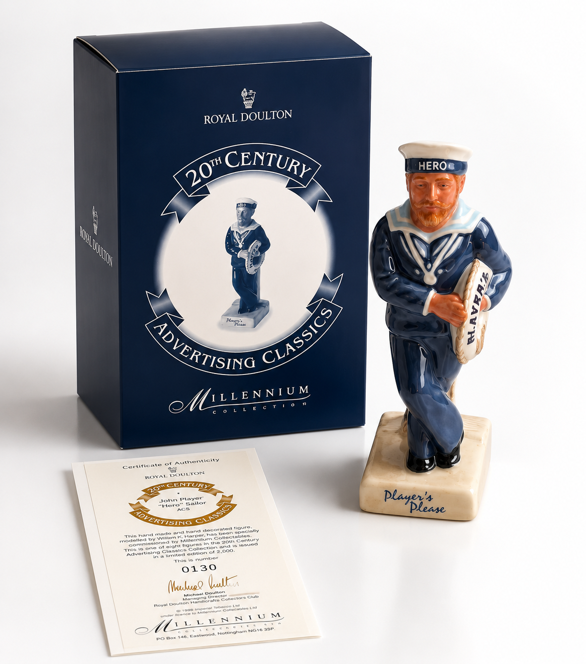 Royal Doulton 20th Century Advertising Classics John Player ‘Hero’ Sailor