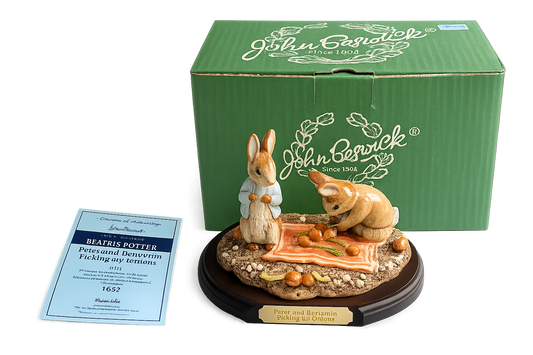 Royal Doulton John Bestwick Mrs Rabbit and Peter