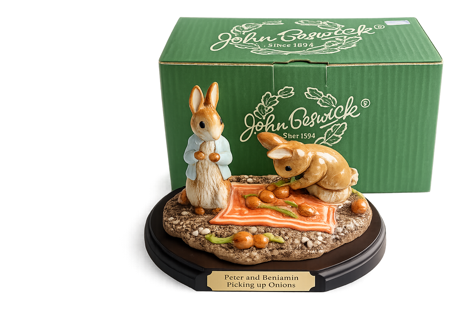 Royal Doulton John Bestwick Mrs Rabbit and Peter