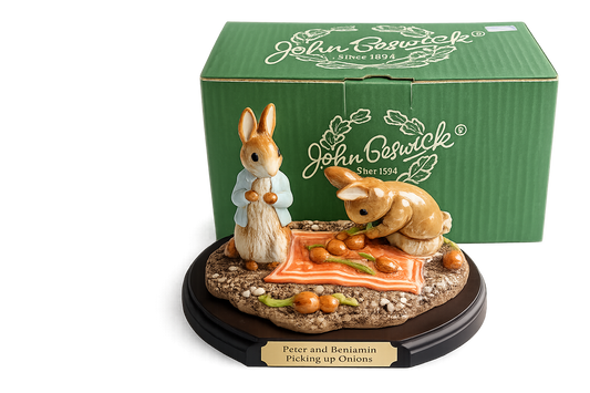 Royal Doulton John Bestwick Mrs Rabbit and Peter