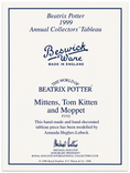 Load image into Gallery viewer, Royal Doulton John Bestwick The World of Beatrix Potter Mittens,Tom Kittem and Moppet Ceramic Sculpture 12cm high,20cm wide

