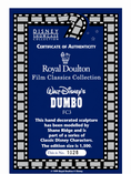 Load image into Gallery viewer, Royal Doulton Dumbo Figurine Limited Edition with Certificate of Authenticity, No 1028 of 1500
