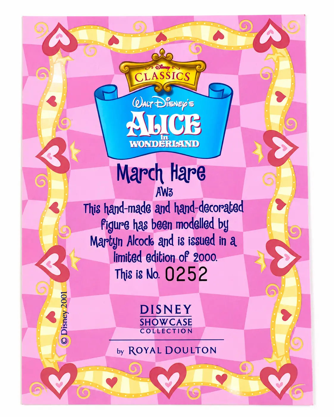 Royal Doulton Disney Showcase Collection Alice from Alice in Wonderland
