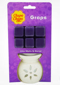 Load image into Gallery viewer, Chupa Chups Grape Scented 6 Cavity Wax Melt and Burner Set
