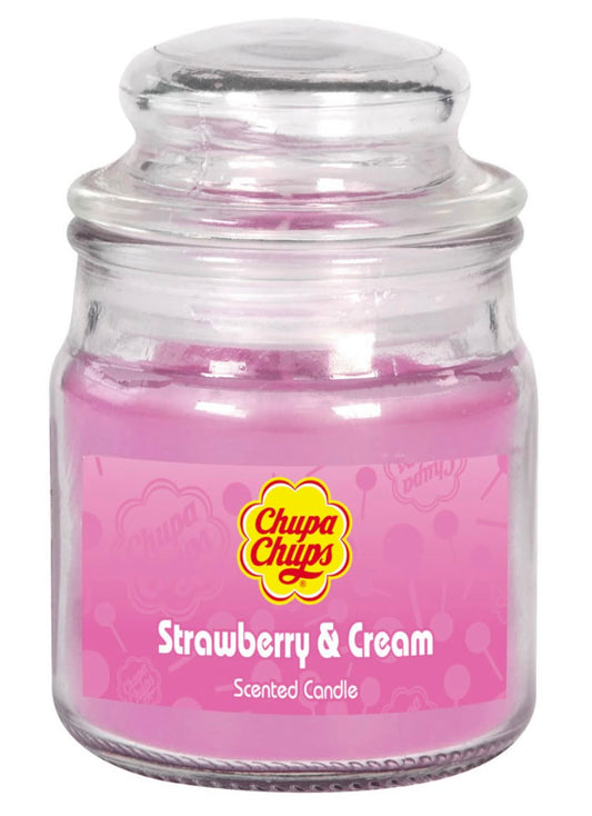 Chupa Chups Strawberry Cream Scented Candle 85g