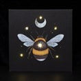 Load image into Gallery viewer, Forest Bee Light Up Canvas Plaque

