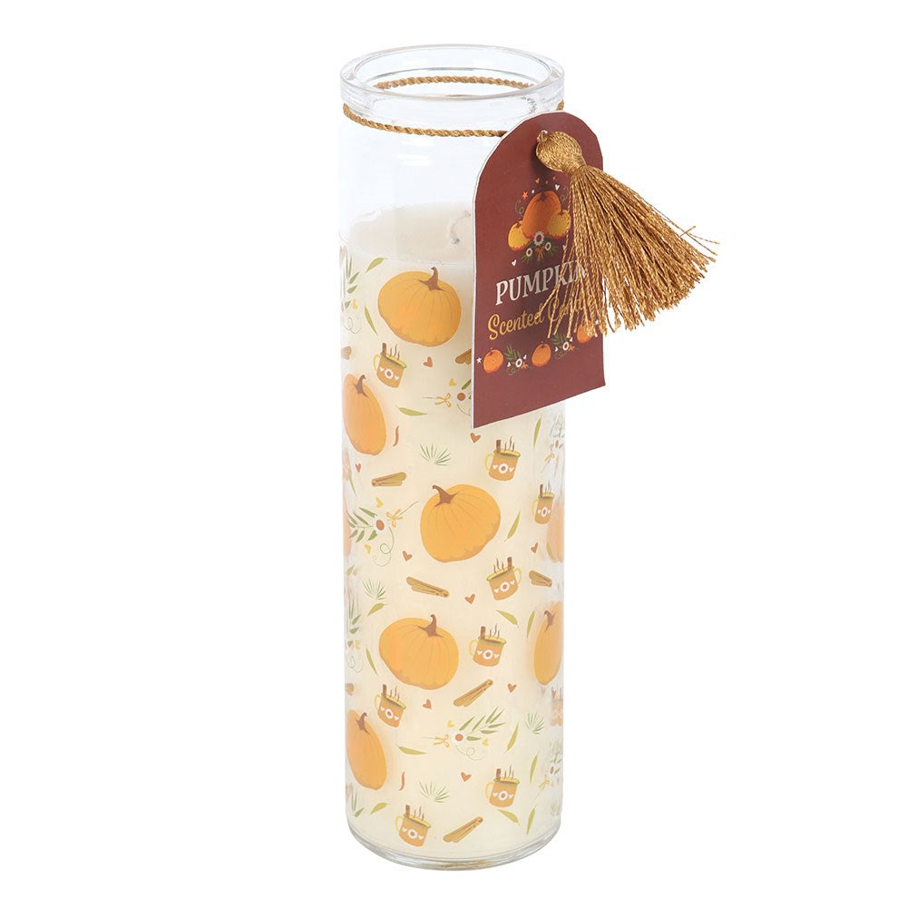 Pumpkin Print Tube Candle Pumpkin Scent
