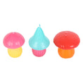 Load image into Gallery viewer, Set of 3 Mushroom Shaped Candles Unscented

