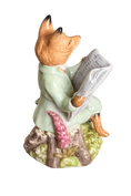 Load image into Gallery viewer, Royal Albert The World of Beatrix Potter Foxy Reading News Figurine
